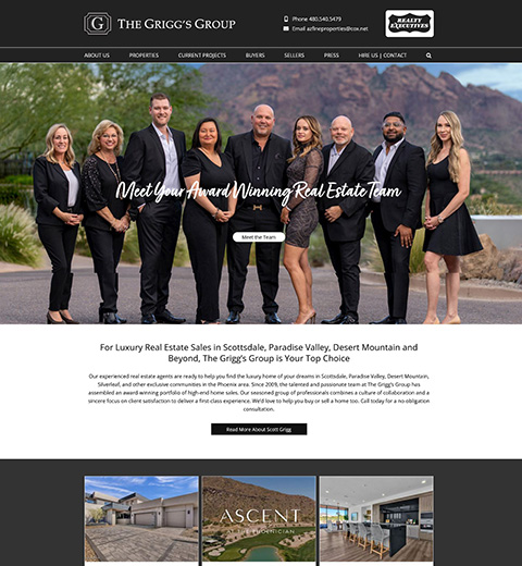 Real Estate Website Design in Scottsdale