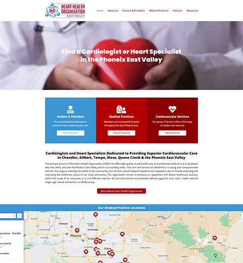 Phoenix Cardiologist Website Design