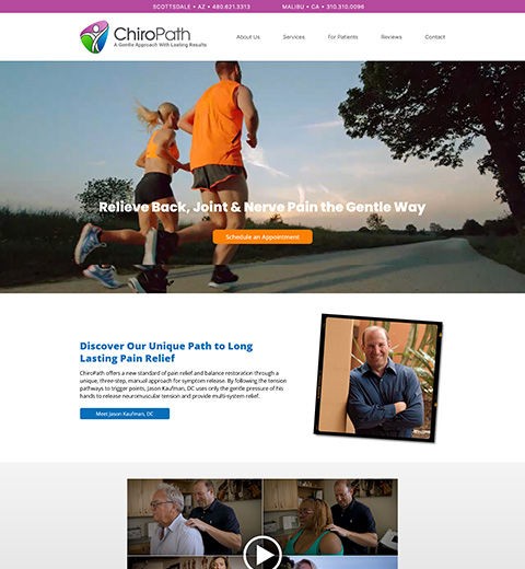 Chiropractor Website Design