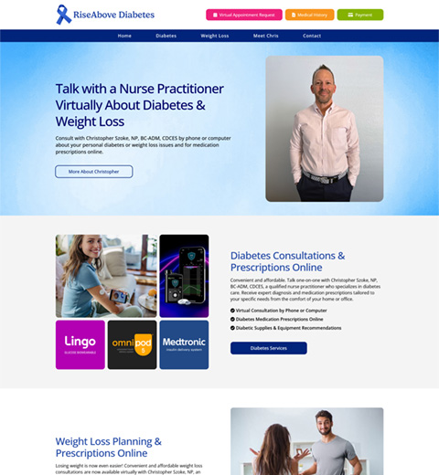 Nurse Practitioner Website Design