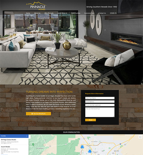 Homebuilder Website Design
