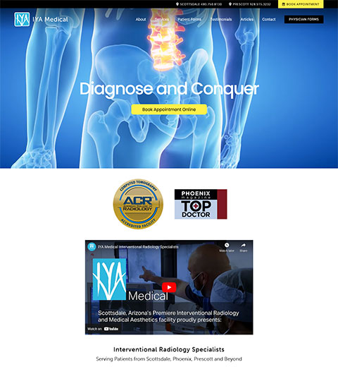 Medical Website Design Scottsdale