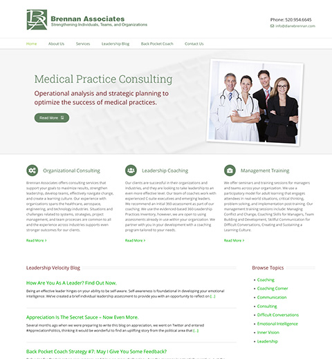 Website Design for Medical Consultant
