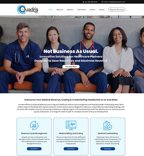 Website design for Healthcare Consulting