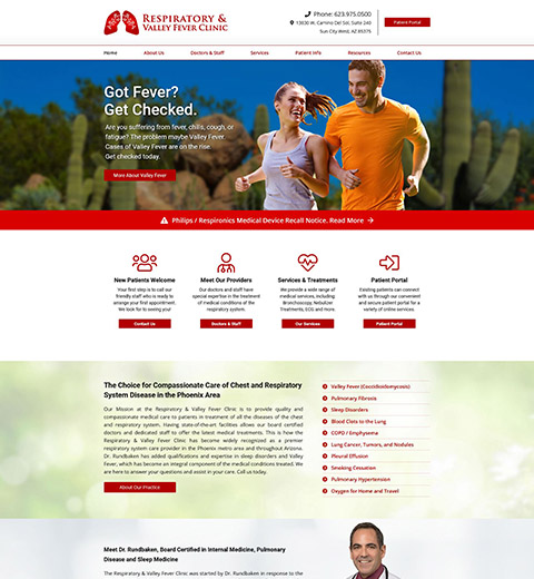 Medical Practice Website Design in Phoenix
