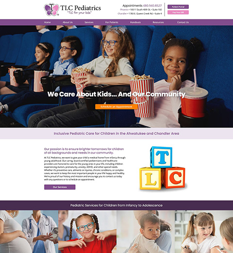Pediatrician Website Design